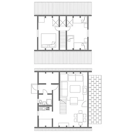 Ferienwohnpark Nurdachhaus Typ 8 Ndt 119 Dom wakacyjny Immenstaad am Bodensee